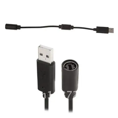 

2Pcs/Lot ALLOYSEED USB Breakaway Extension Cable Cord Wire Converter Adapter For Microsoft Xbox 360 Wired Controller Gamepad