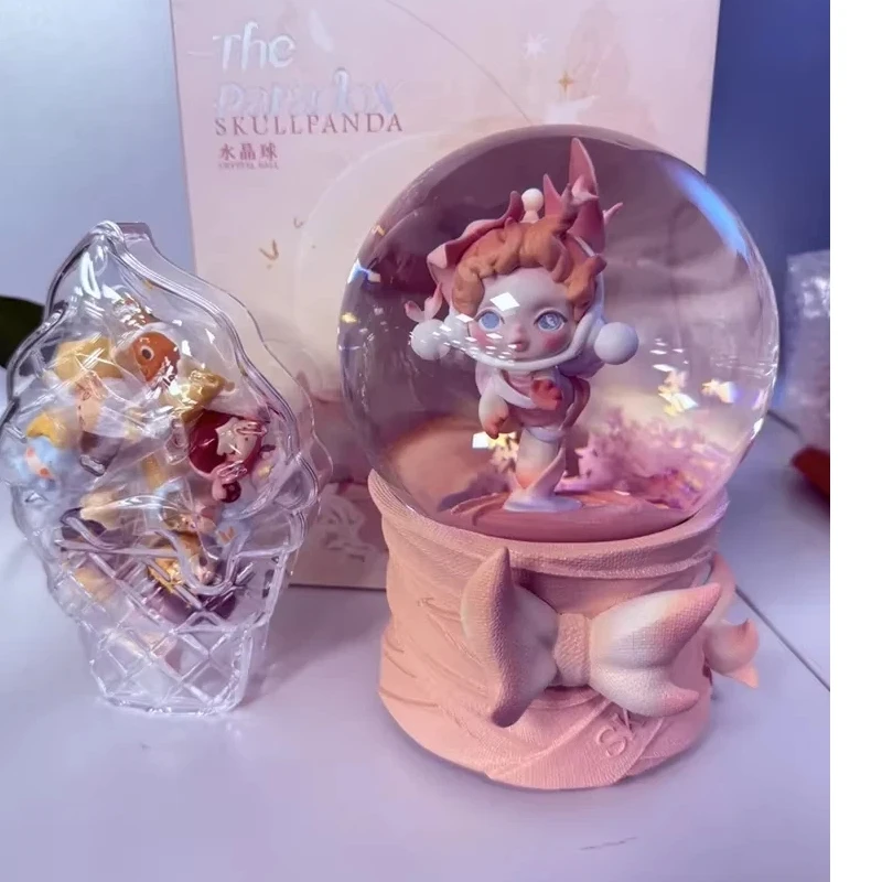 

POP MART Skullpanda Door Of Entry And Exit Series Crystal Ball Home Decor Accessories Surrounding Girls Birthday Gifts Toys