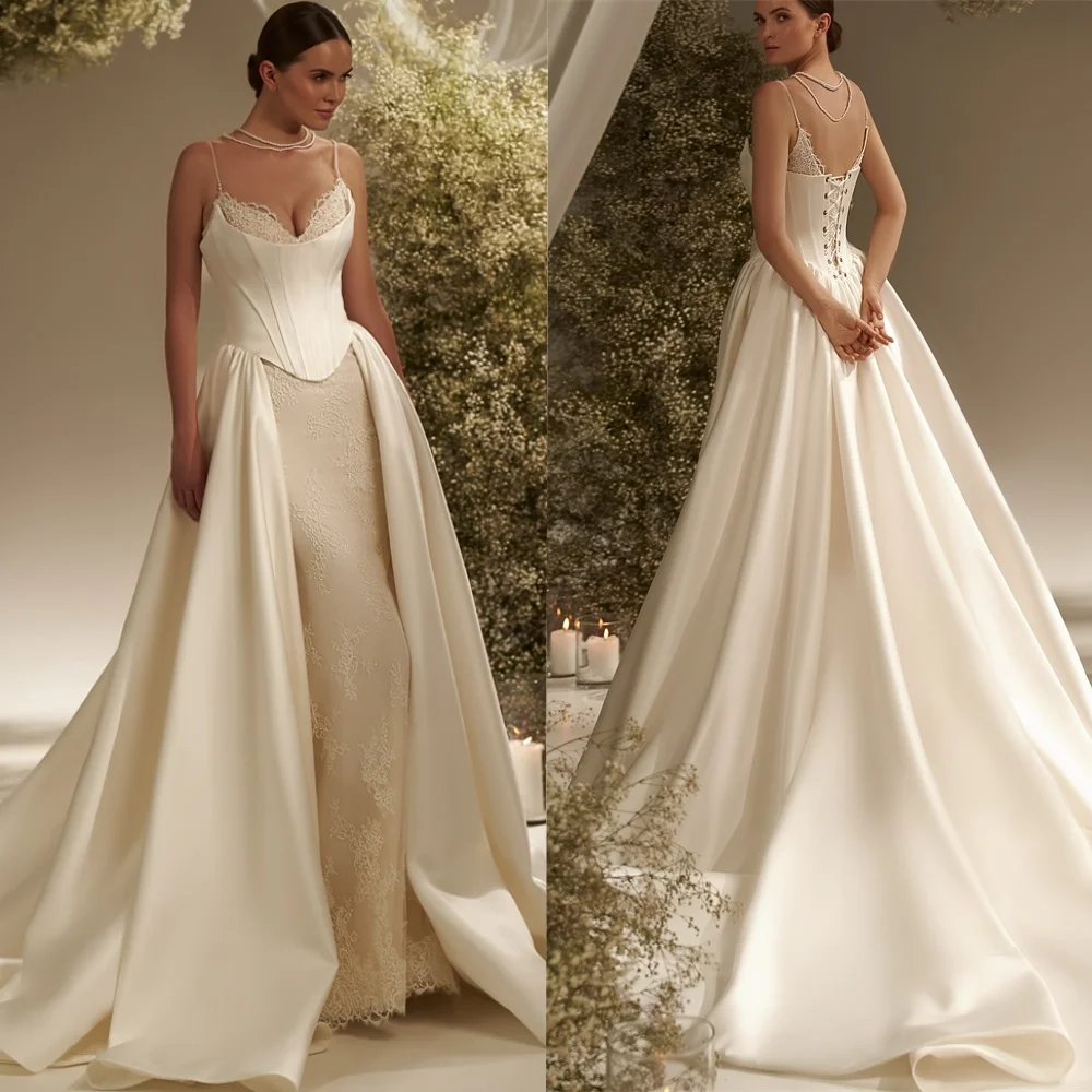 

Нежные белые атласные платья знаменитостей по индивидуальному заказу, изысканные бретельки без бретелек, многоуровневое платье русалки по индивидуальному заказу, Vestido De Noche