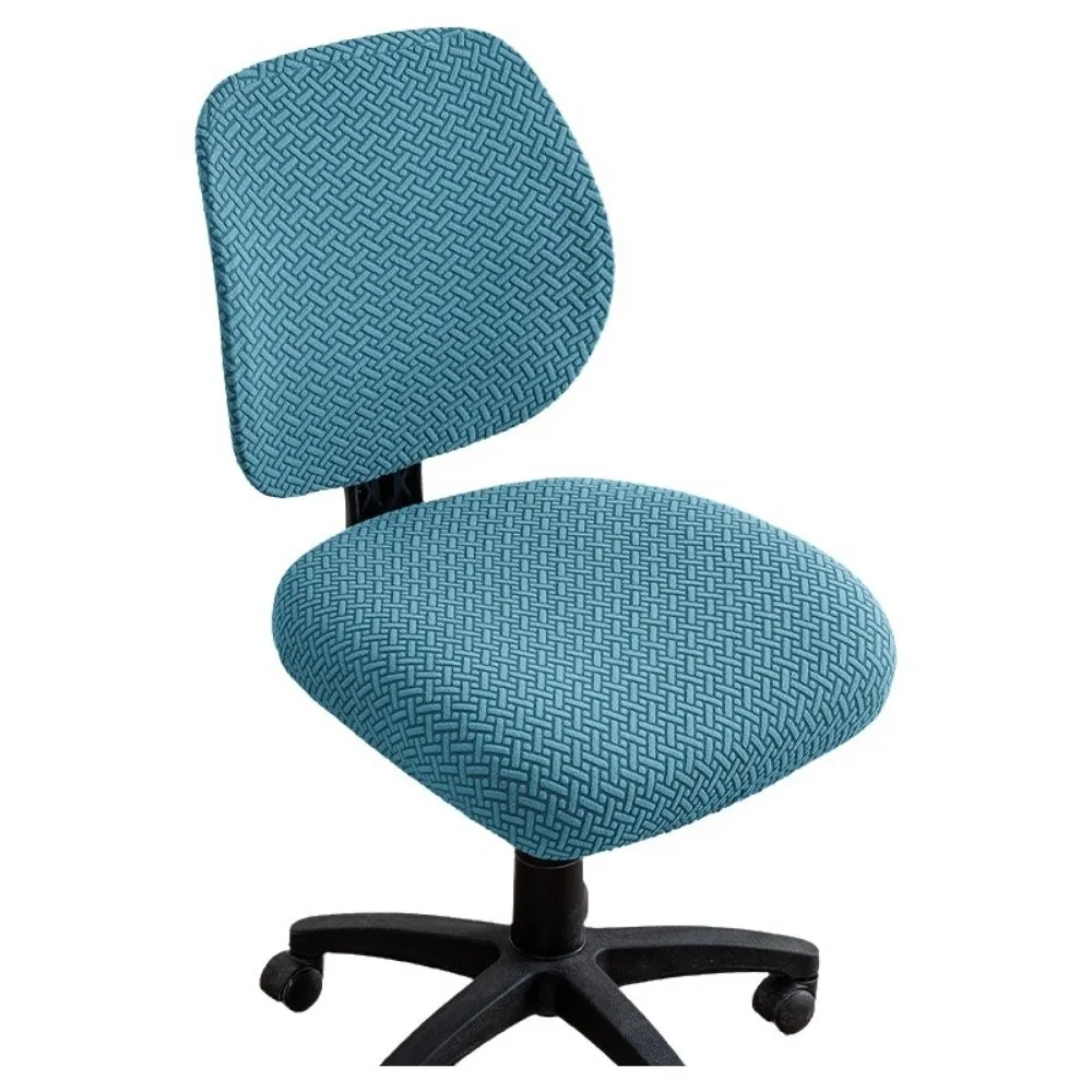 Breathable Office Chair Cover Removable Stretchable Chair Seat Slipcovers Thicken Backrest Cover Chair Protector Home Textile
