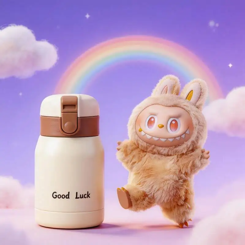 

Термос-фляга POP MART THE MONSTERS Forward High Energy Series LABUBU для коротких поездок, с изоляцией, для использования в дороге