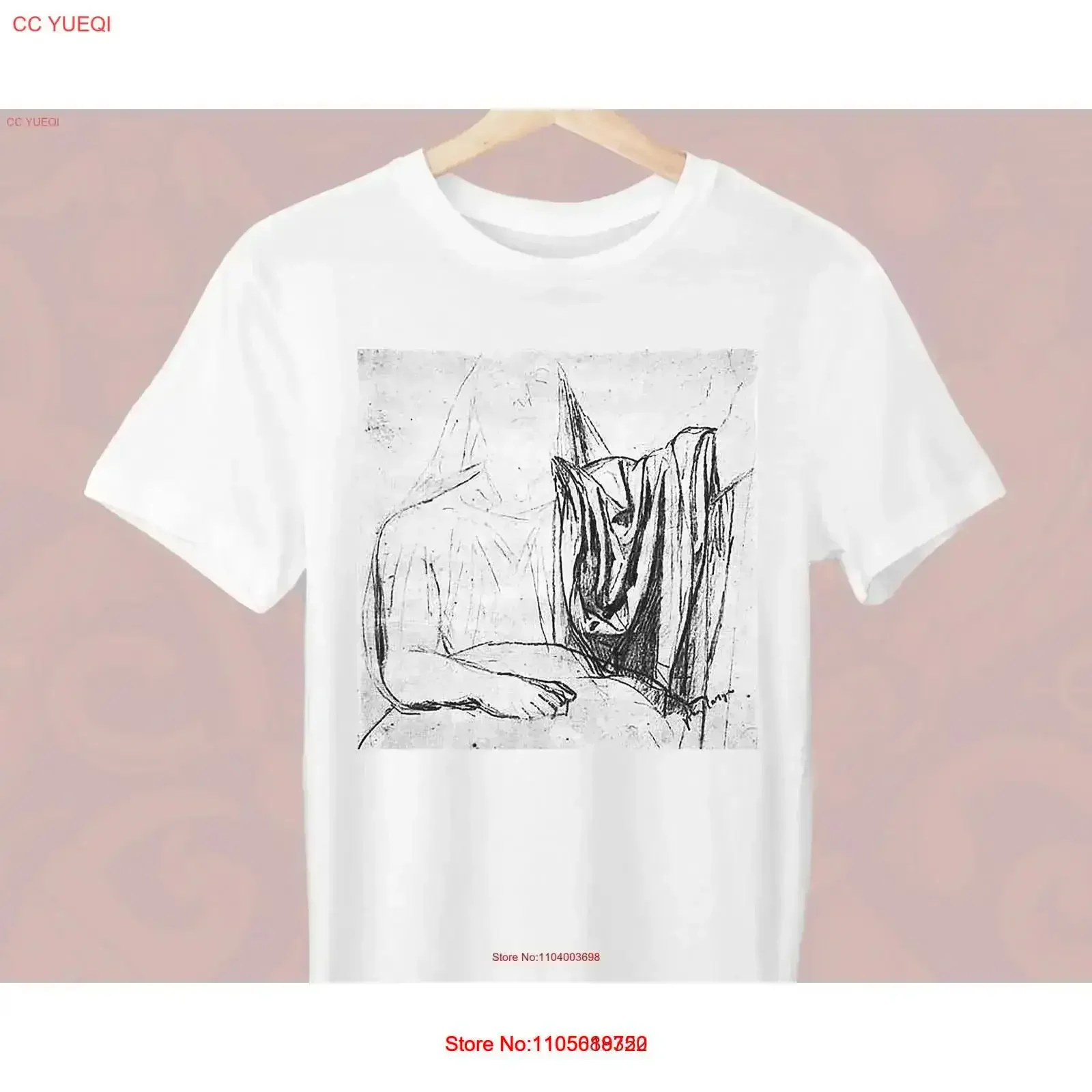 Homer Homère Jean Auguste Dominique Ingres T Shirt Greek Stylish vintage Washed Casual homme fashion designer clothes vintage