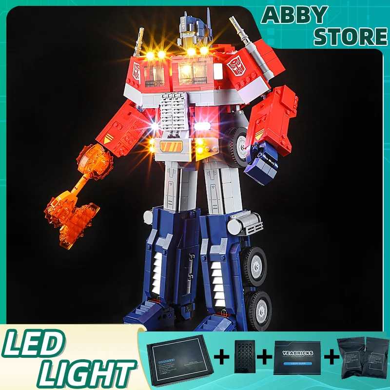 

Комплект светодиодных фонарей своими руками для LEGO 10302 Optimus Prime (только светодиодный светильник, без модели блоков)