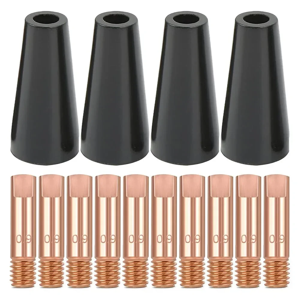 

For 14AK Torch Copper Conductive Tips Flux Core Kit Home Welding Copper Conductive Tips Set Standardized Design