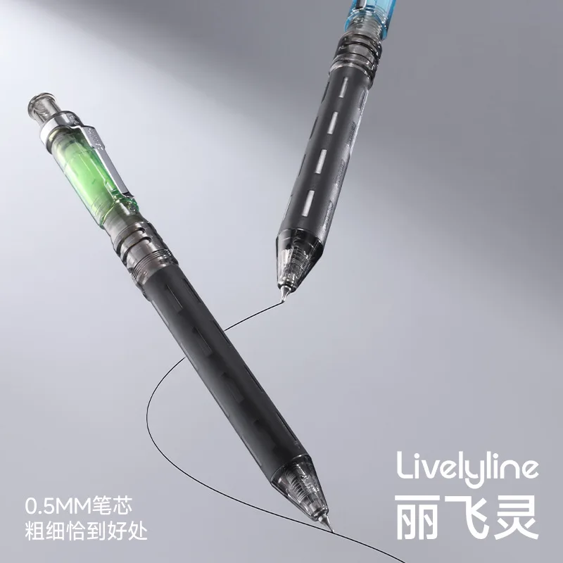 

Zennyth 4pcs Quick-dry Press Gel Pen Set 0.5mm Cool Trendy Colorful Pen Body Style Student Stationery Writing Exam Signature Pen