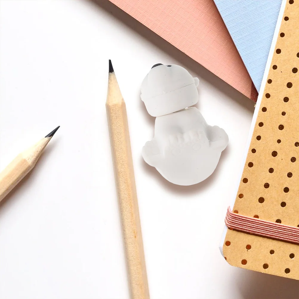 

40Pcs Polar Bear Erasers Cute Animal Pencil Erasers Rubber Pencil Eraser Bulk for Kids School Classroom Party Favors Novelty