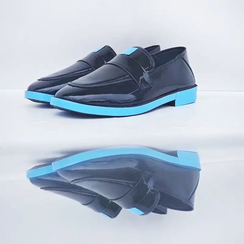 

Anime Hatsune Mikuu Shoes Miku JK Formula Cosplay Shoes Miku Cosplay PU Leather Halloween Carnival Party Christmas Customized