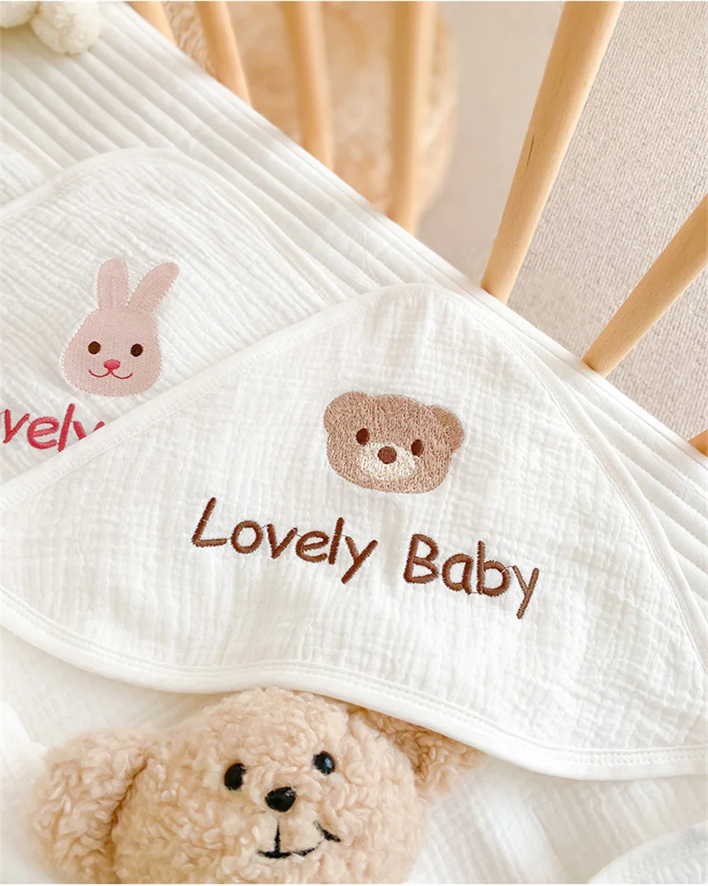 Muslin Baby Swaddle Blanket Newborn Baby Blanket For Boy Girl Cotton Cocoon Infant Receiving Blankets For Sleeping Swaddle Wrap