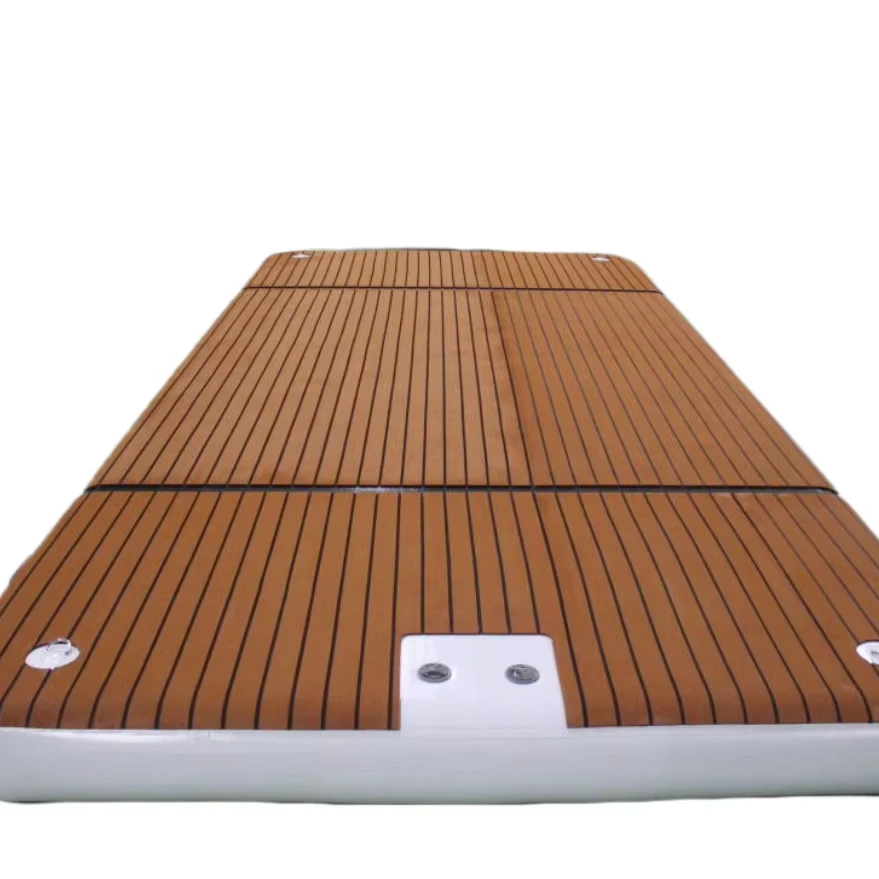 Inflatable swimming island floating raft foil water yacht marina floating platform AIRTECH A60 commercial large capacity