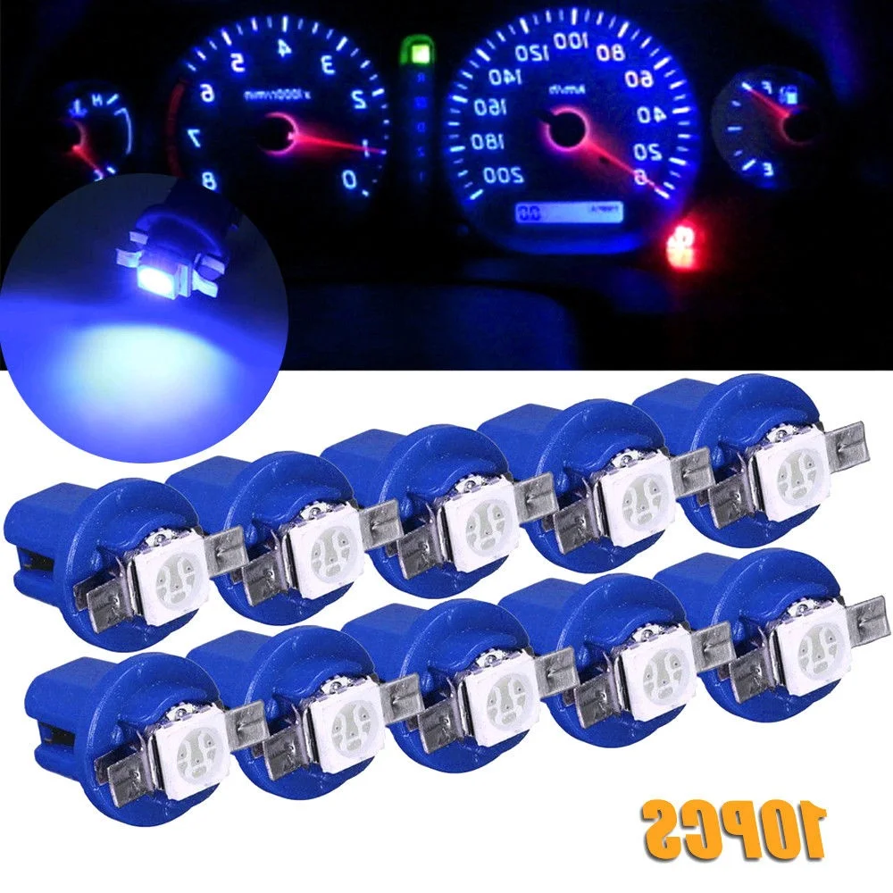 

10 шт. T5 B8.5D 509T B8.5 Smd автомобильная светодиодная лампа для Peugeot 206 207 208 2008 301 307 308 407 408 508 3008 4008 5008