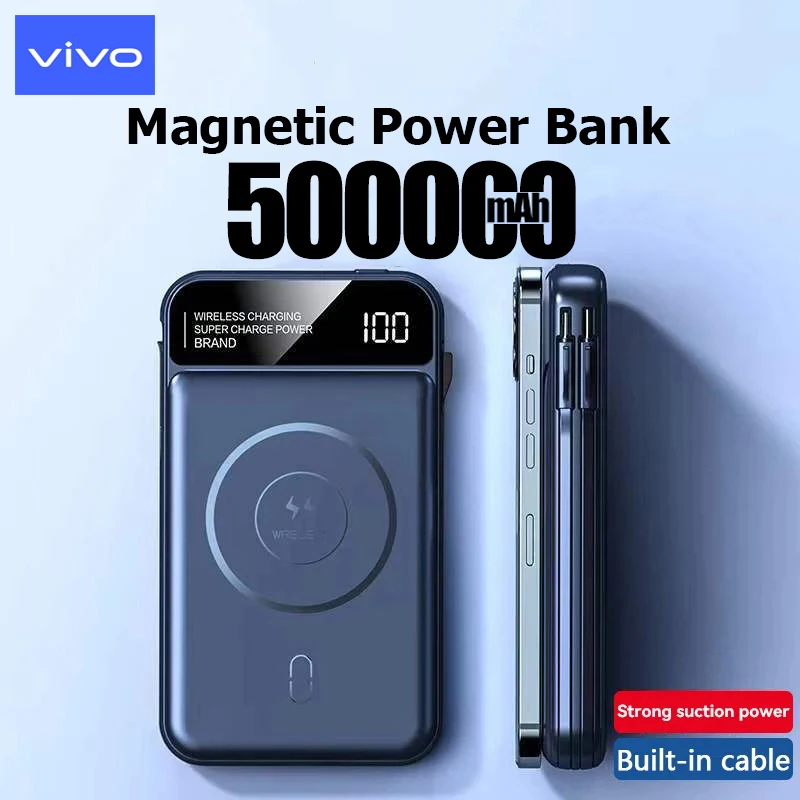 Ασύρματη Τράπεζα Καλωδίων VIVO 50000mAh 13.78€