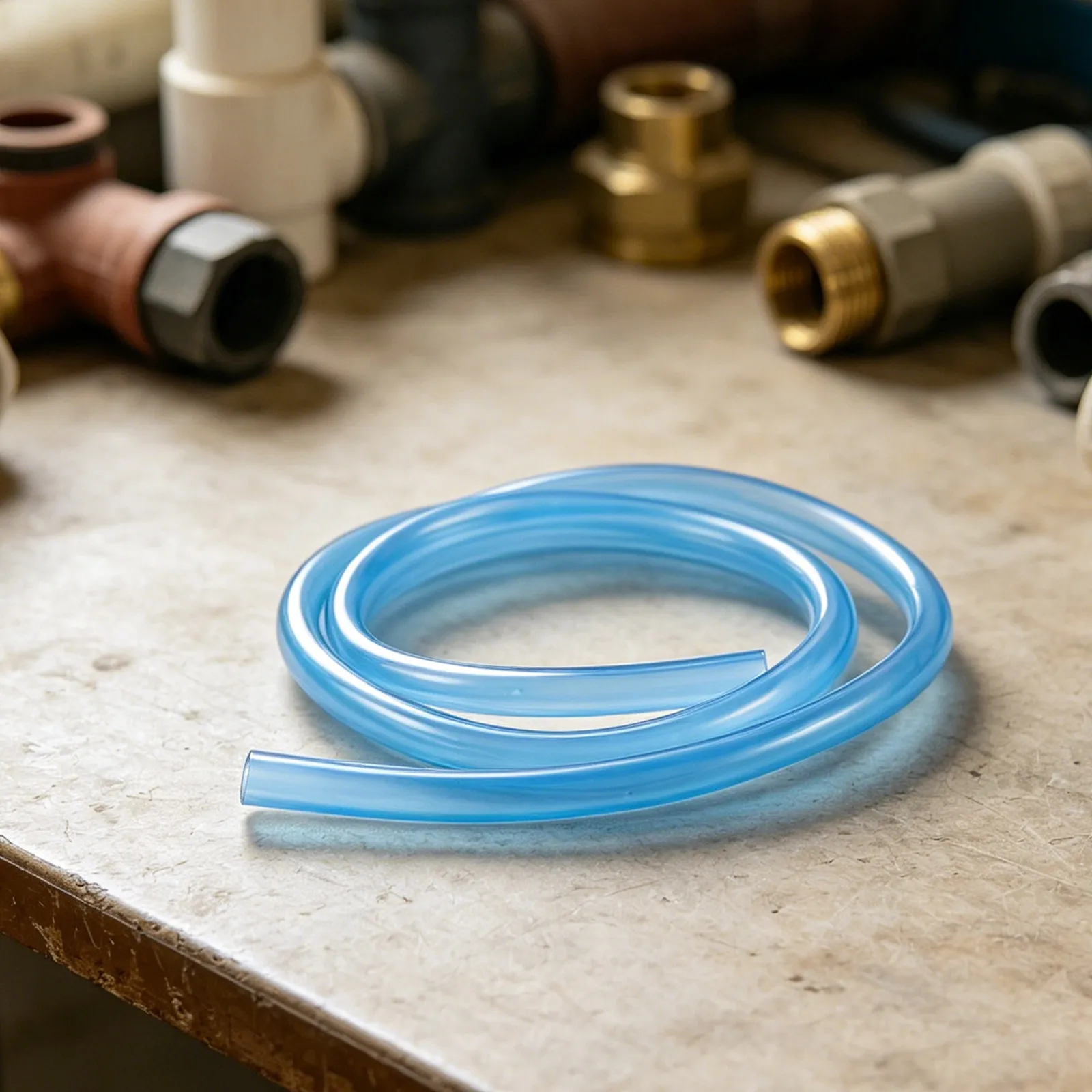 2Pcs Hydration Tube Replacement Universal Water Bag Hose Blue Flexible 100Cm Leakproof Hydration Pack Hose for Hiking Cycling