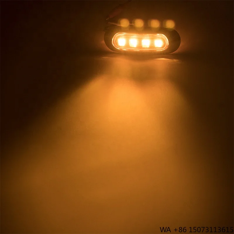 4 LED Truck Rear Side Light LED Brake Tail Light