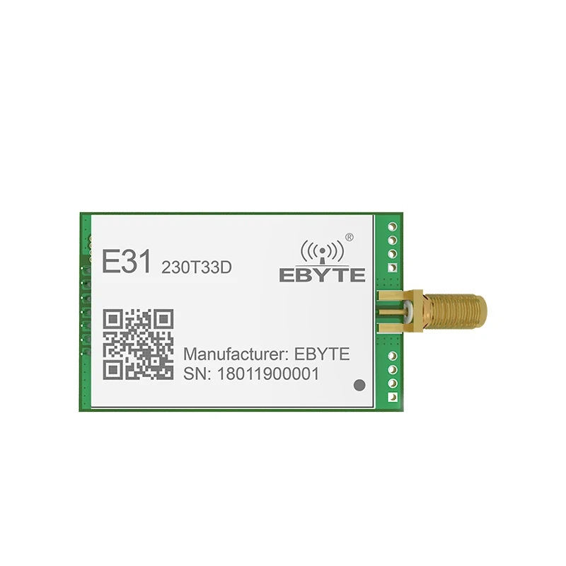 Módulo transmisor inalámbrico AX5243, 230MHz, 33dBm, 2W, UART, 8,0 km, larga distancia, cojxu, E31-230T33D