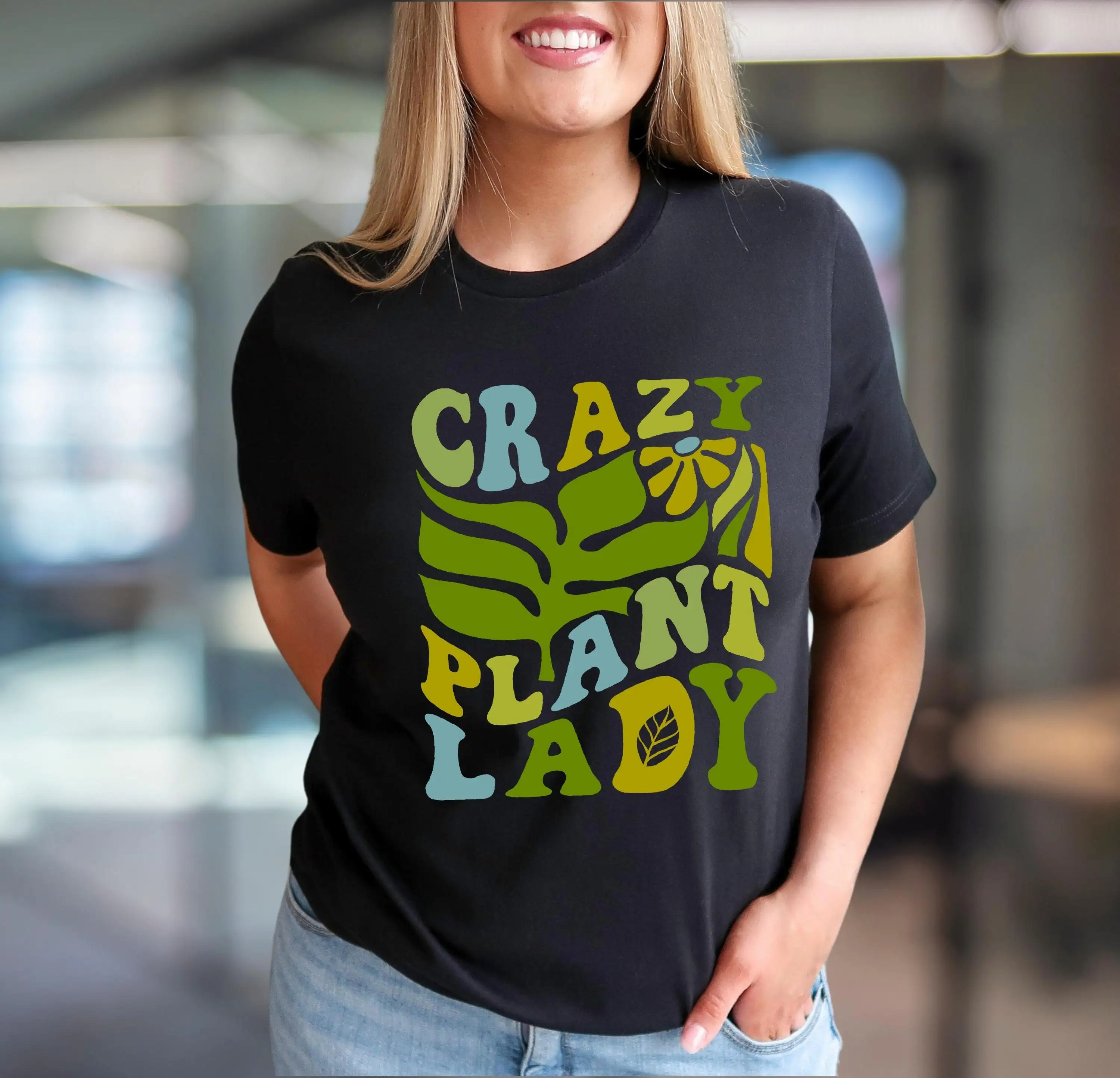 Crazy Plant Lady T Shirt Funny Botanical For Gardening Lovers Mom Hilarious Lover Enthusiasts