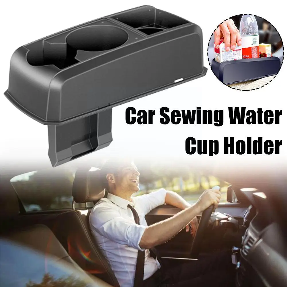 Universal Car Armrest Storage Box With Cup Holder Center Console Organizer Tissue Holder With Dual USB For Car Truck Off-Ro Y5S0