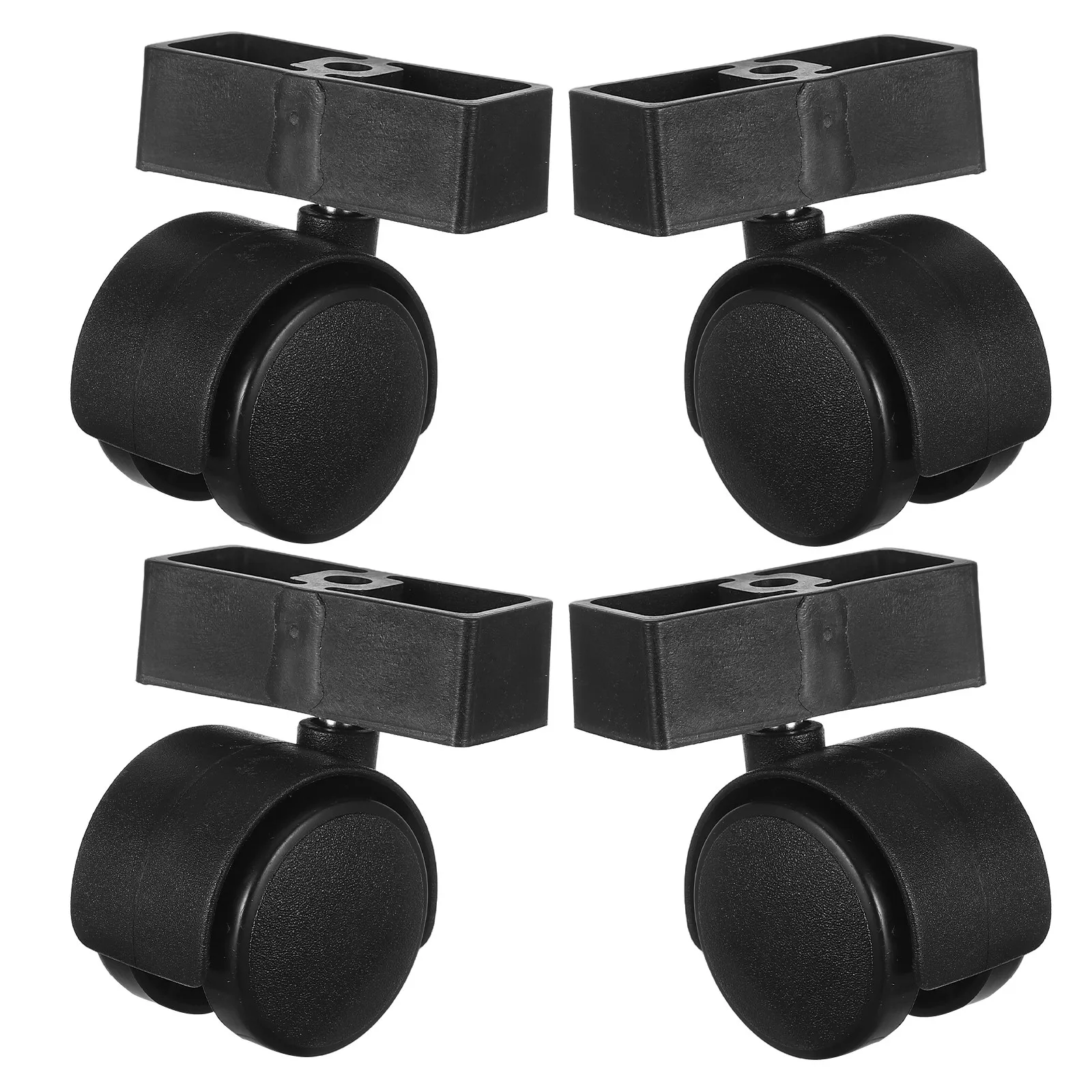 4Pcs Universal Garden Planter Wheels with Brackets Strong Load Capacity for Balcony Flower Boxes Outdoor Planters Easy Mobility view 4