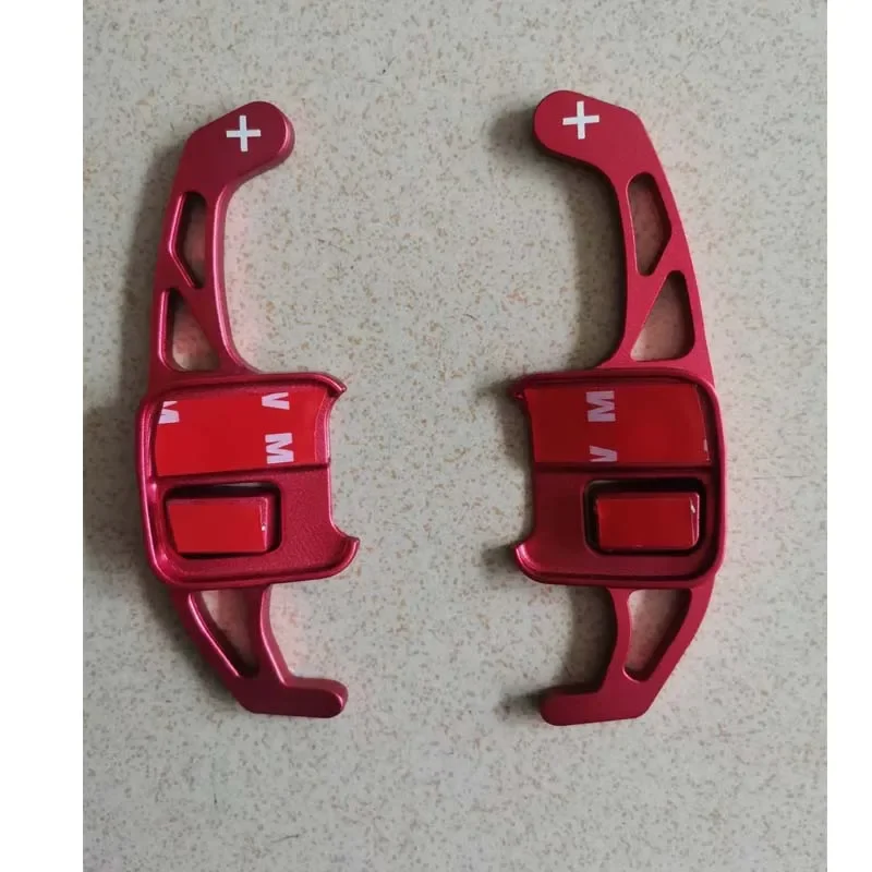 For Chevrolet Malibu XL 16-21 Aluminum Alloy Steering Wheel DSG Decorative Shift Paddle Sport Interior Red