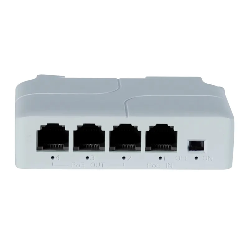 

4 Port 1 In 3 Out Port Poe Extender Cascadable IEEE802.3Af 100Mbs For IP Transmission Repeater Switch NVR IP Camera