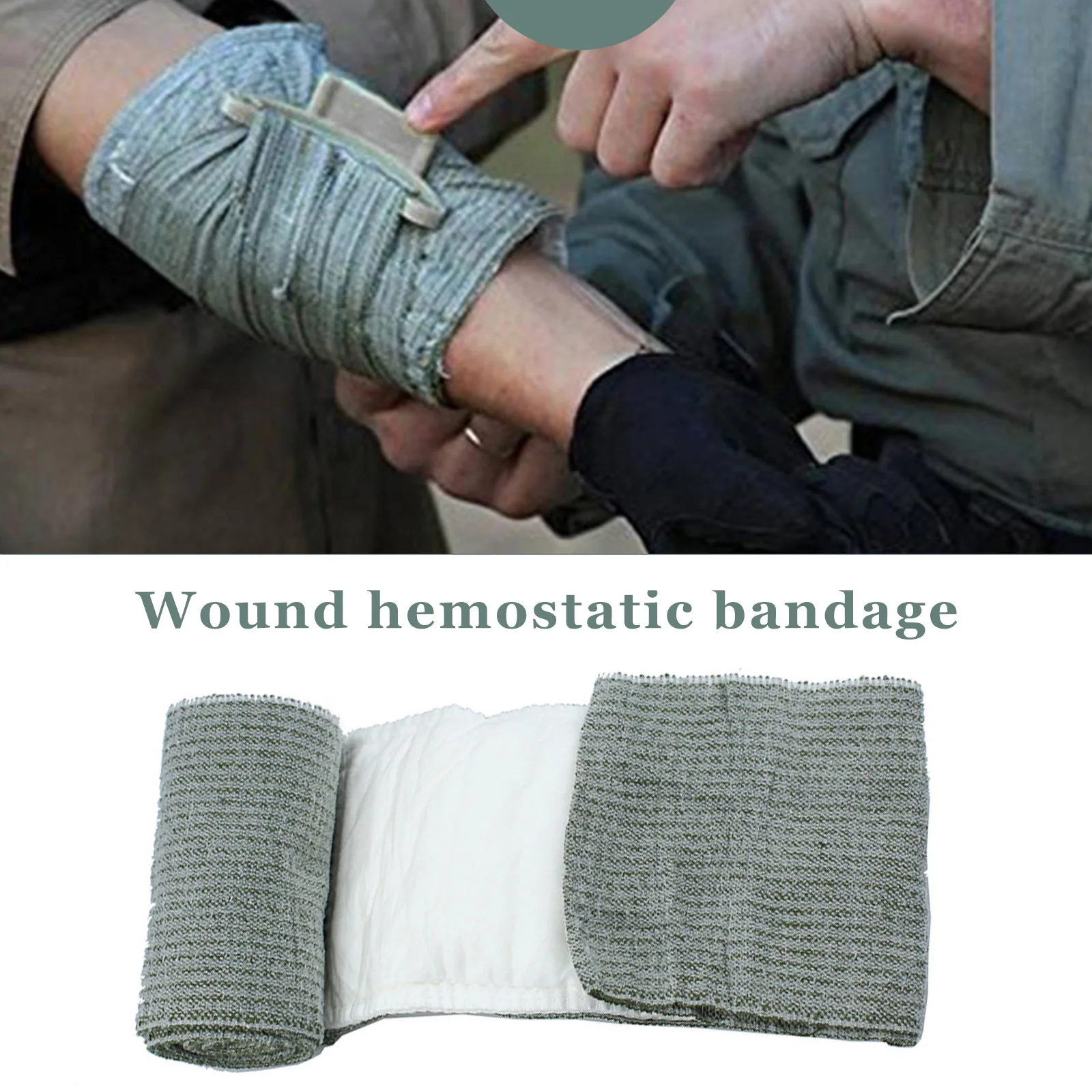 10-1PC Israeli Bandage 4/6Inch Emergency Compression Bandage Wound Dressing Combat Compression Tactical Trauma First Aid Medical
