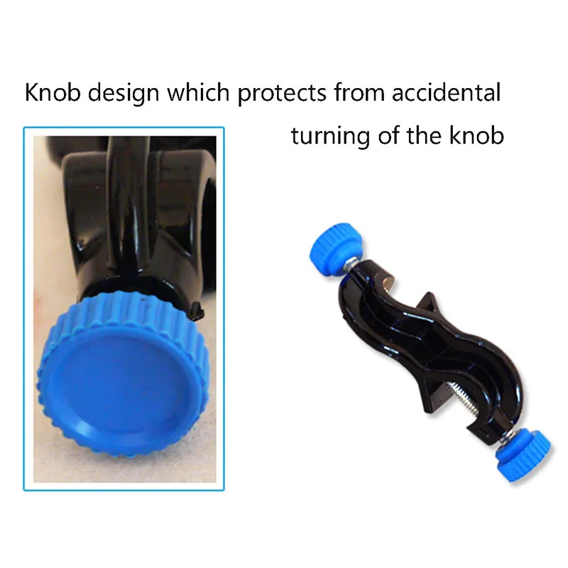 Laborständer-Unterstützung, Retortenring-Set und Laborklemmenständerhalter (Set mit 4 Stück)