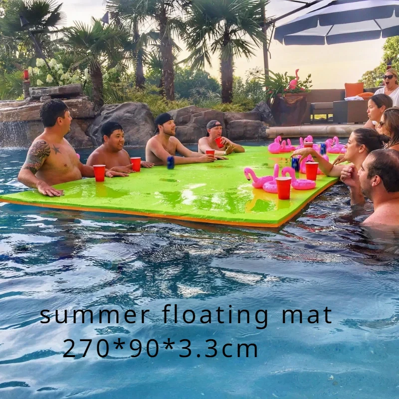 

Summer New Outdoor Tear Resistant XPE Foam Swimming Pool Water Blanket Floating Bed Light Smooth Surface Portable Foam Pad