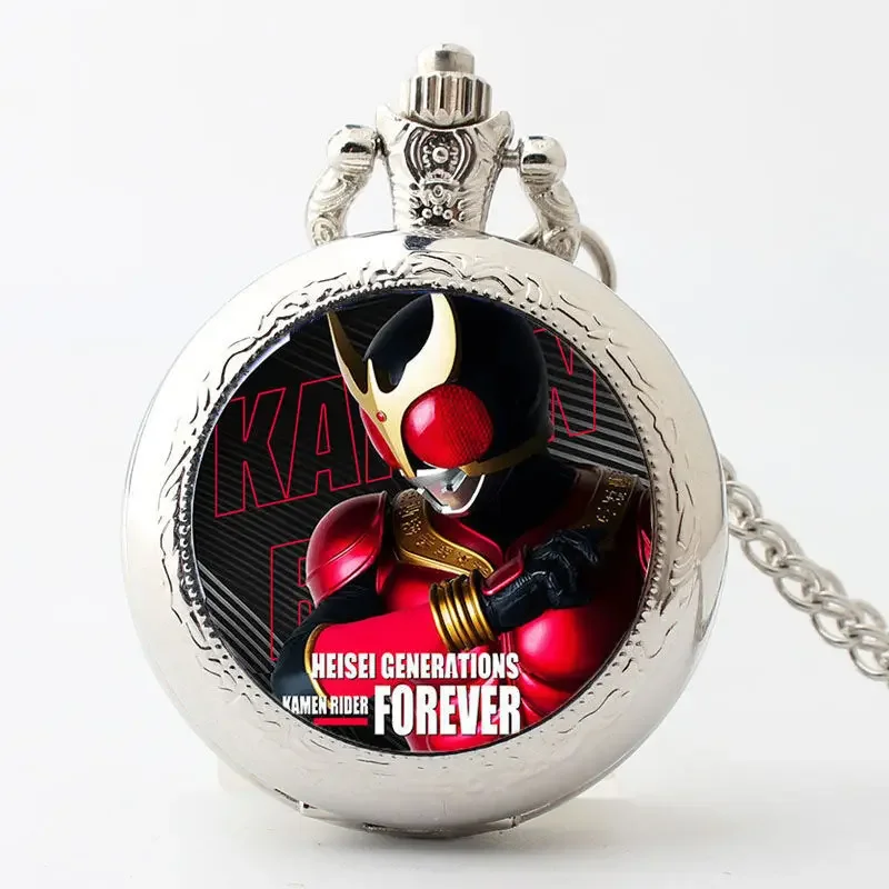 Kamen Rider Pocket Watch, Colar Flip Estudante, Relógios Pingente, Presentes de aniversário infantil