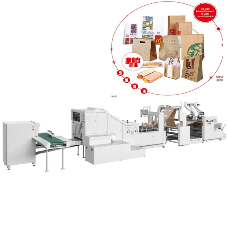 Factory Price Kraft Paper Bag Making Machine Fully Automatic Paper Box Bag Machine Making Paper Bag Production Line for Sale