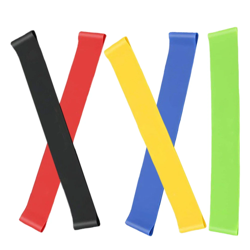 5pcs Chair Straps Desk Foot Resistance Bands Exercise Loop Band Kids Adults Focus Support Secure Design Color Variety