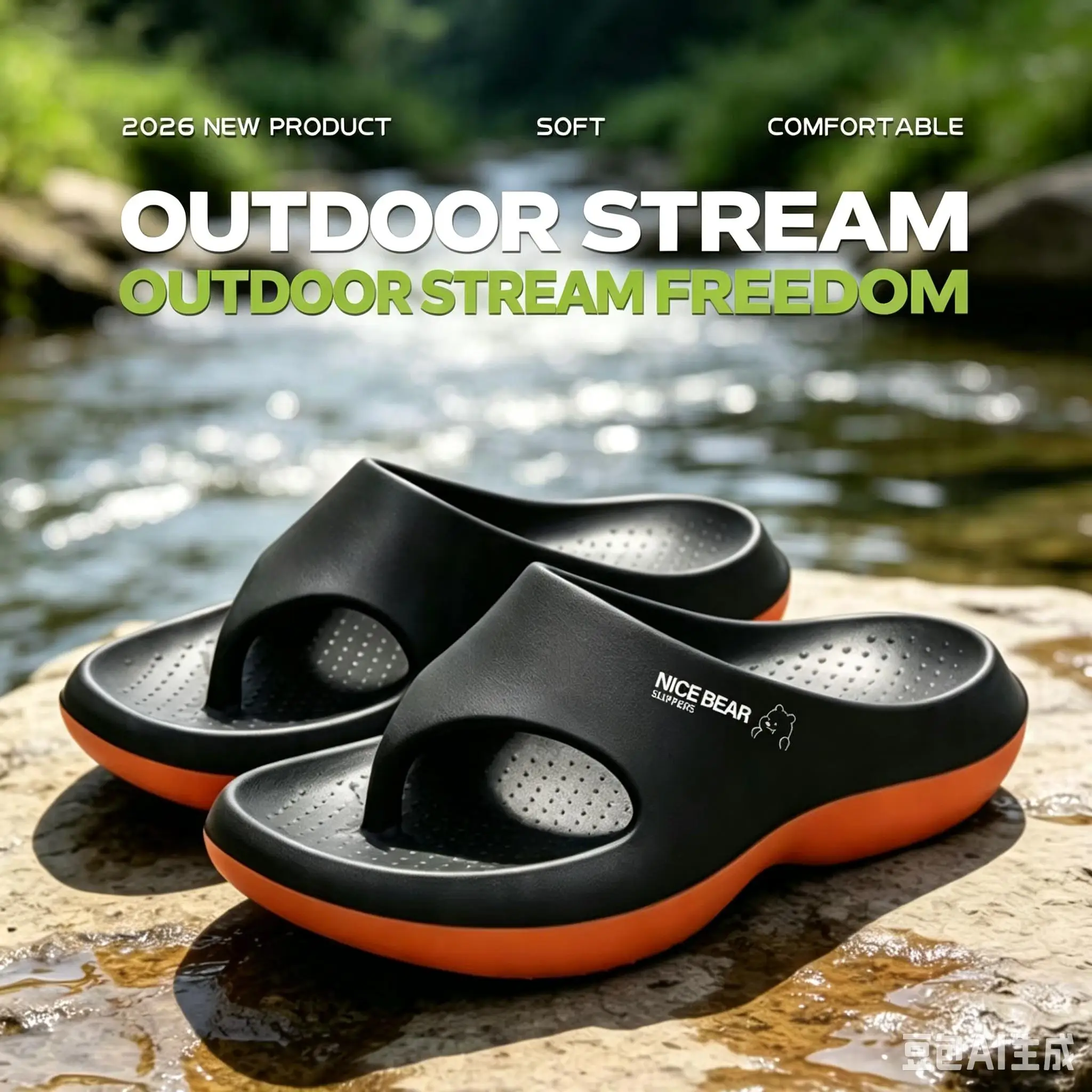 

Women's Thick Platform EVA Flip Flops Summer Clip Toe Non-Slip Beach Sandals Comfortable Soft Sole Cloud Slippers for Men