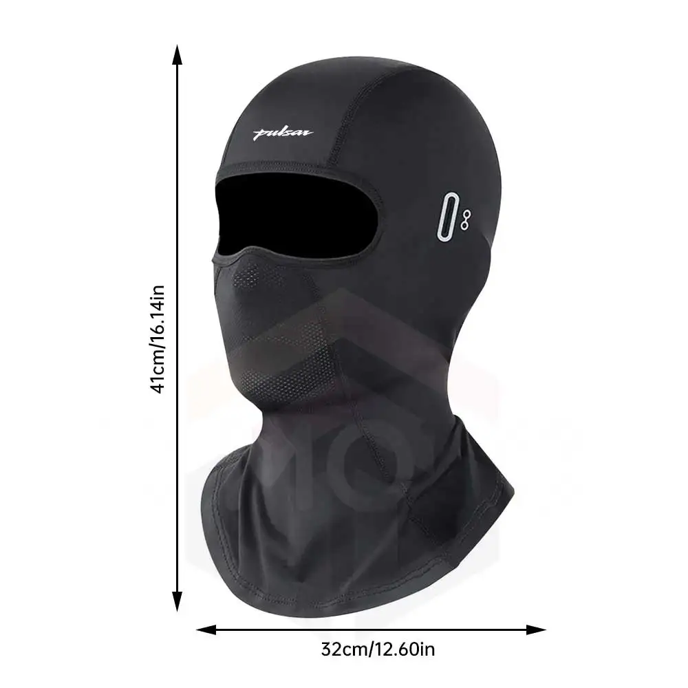 Para pulsar pasamontañas de ciclismo Unisex transpirable seda de hielo motociclismo deportes máscara facial protección del cuello protector solar de verano