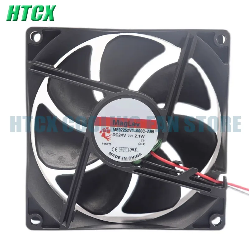 Новый оригинальный телефон, ME92252V1-000C-A99 24 В, 2,1 Вт, преобразователь частоты, охлаждающий вентилятор