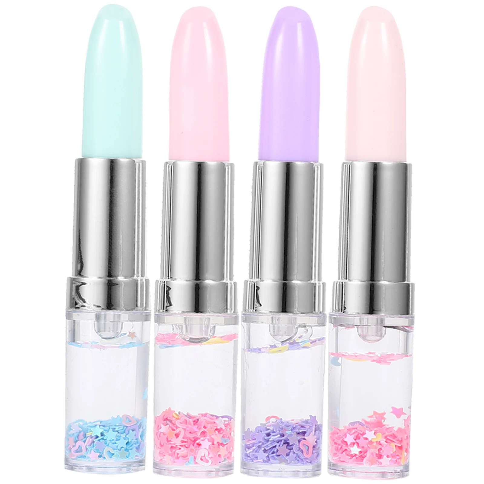 

4Pcs Creative Lipstick Shape Gel Pens 0.5mm Smooth Writing Cartoon Pen Office School Stationery Lovely Student Pens