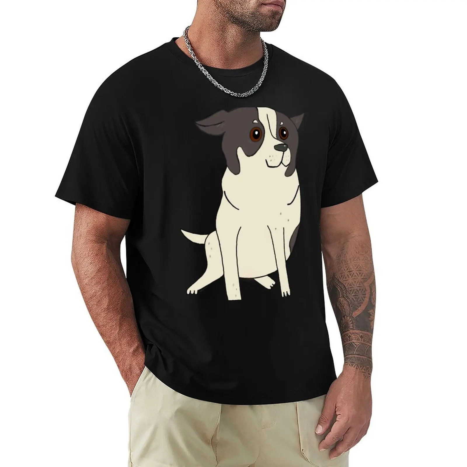 

“Captain Spotty” the cute Chihuahua x Foxy dog T-Shirt Soft Cotton Print T-Shirt