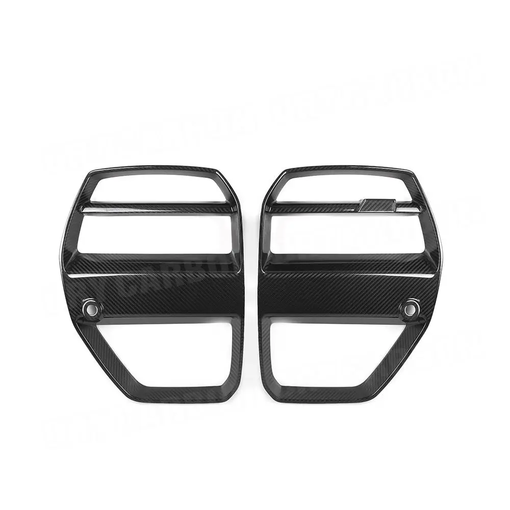 V Style Racing Grills  Dry Carbon Fiber Car Front Bumper Grille for BMW 3 Series G80 M3 4 Series G82 G83 M4 2021+