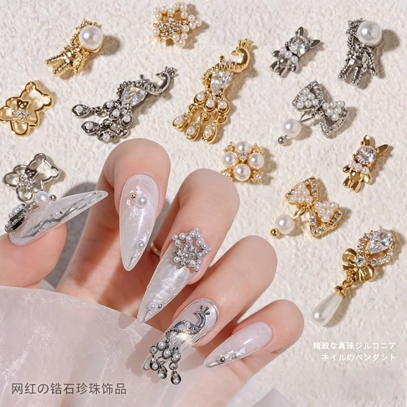 5-pecas-novas-de-luxo-pingentes-de-urso-astronauta-com-laco-e-zirconia-pingentes-de-perola-versateis-e-decoracoes-de-metal-para-unhas-decoracao-de-unhas-em-liga-metalica