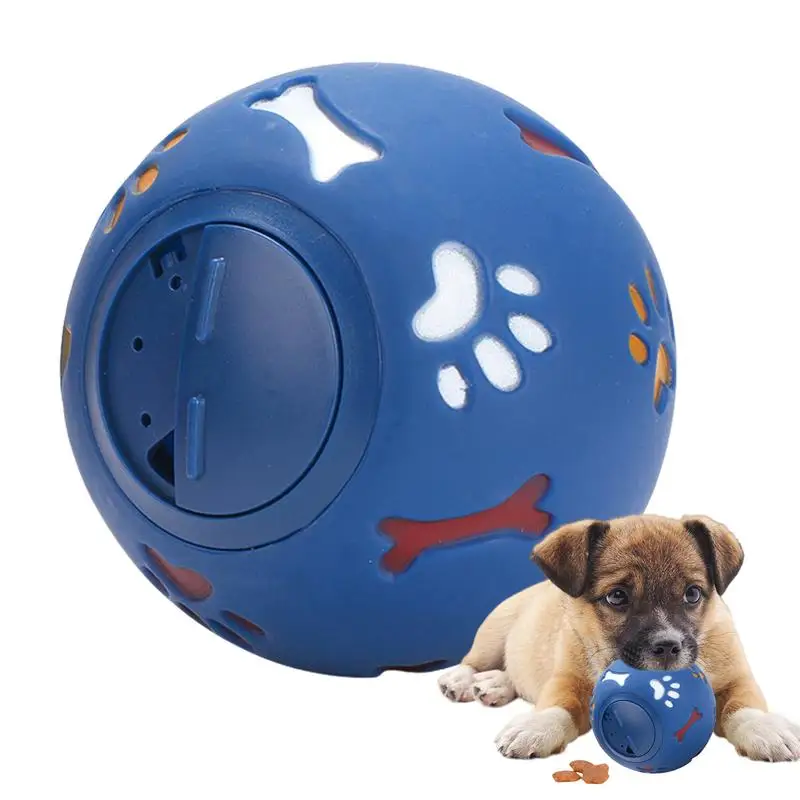 Dog Treat Toy Dispenser Ball Interactive Food Dispenser Puppies Ball Chew Toys Tough Dog Chewing Toys Balls for Small Medium