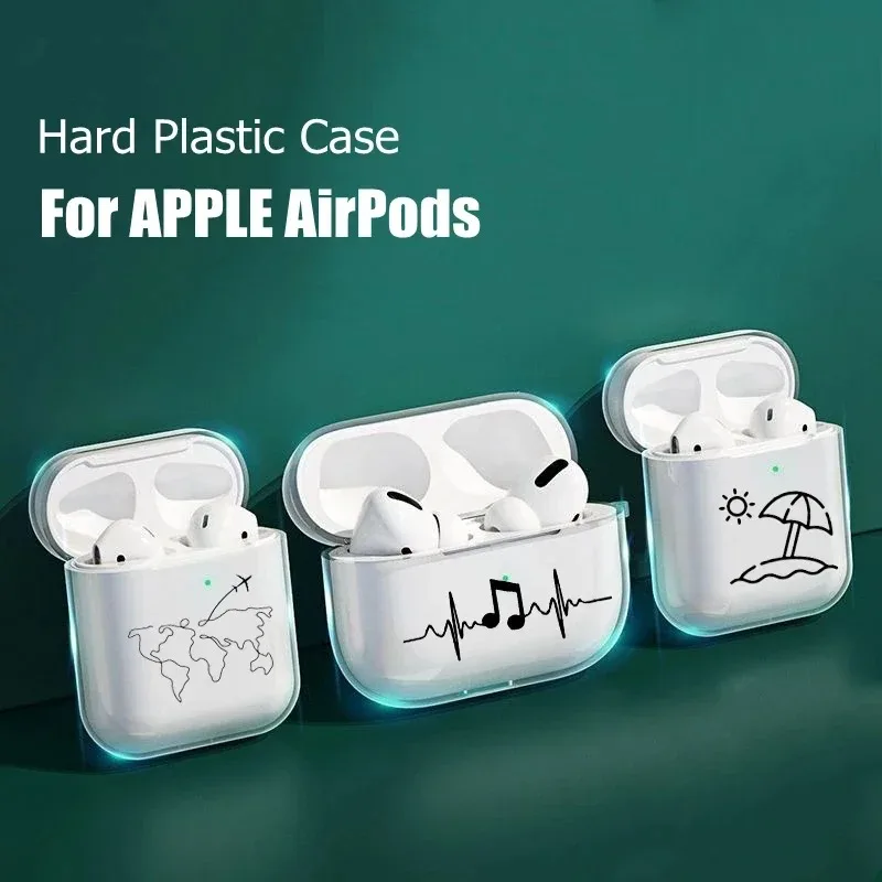 Transparent Case For AirPods Pro 2 3 1 Case Hard Plastic Clear For AirPods Pro2 For AirPod Pro 2nd Gen Case Earphone Cover For A