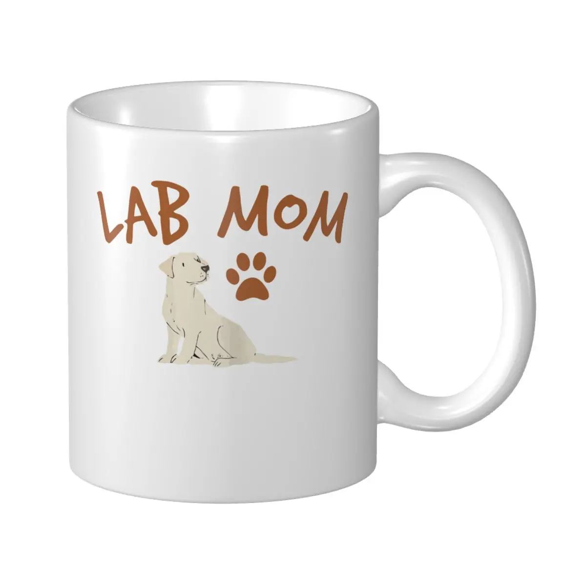 Mark Cup Mug LAB MOM Labrador Retriever Dogs Coffee Mugs Tea Milk Water Cup Travel Mugs For Office Home