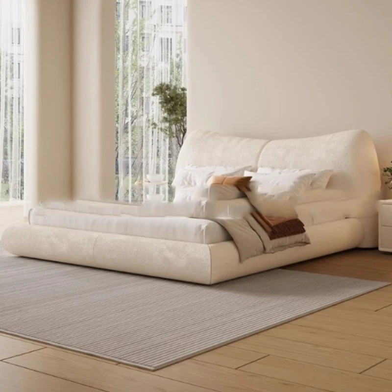 Tatami Bedroom Bed Princess Sleeping Safe Sofa Floor Tatami European Bed Double Modern Letto Matrimoniale Lounge Suite Furniture