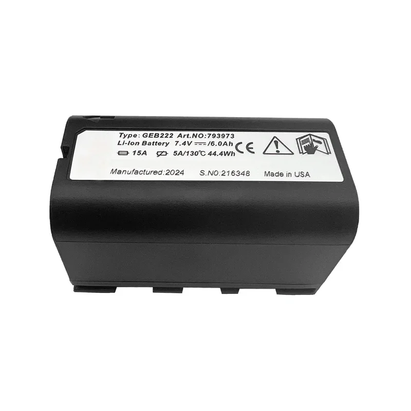 GEB222 Battery For Leica Total Station GPS System ATX1200 1230 Piper 100 200 Lases Survey Instruments Rechargeable Battery