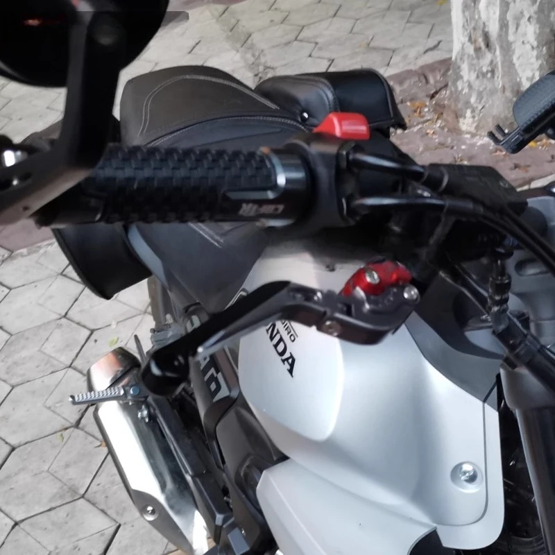 Motorcycle modification suitable for Honda CBR500R CBR650R CBR650F 125R modified horn clutch brake handle blocking