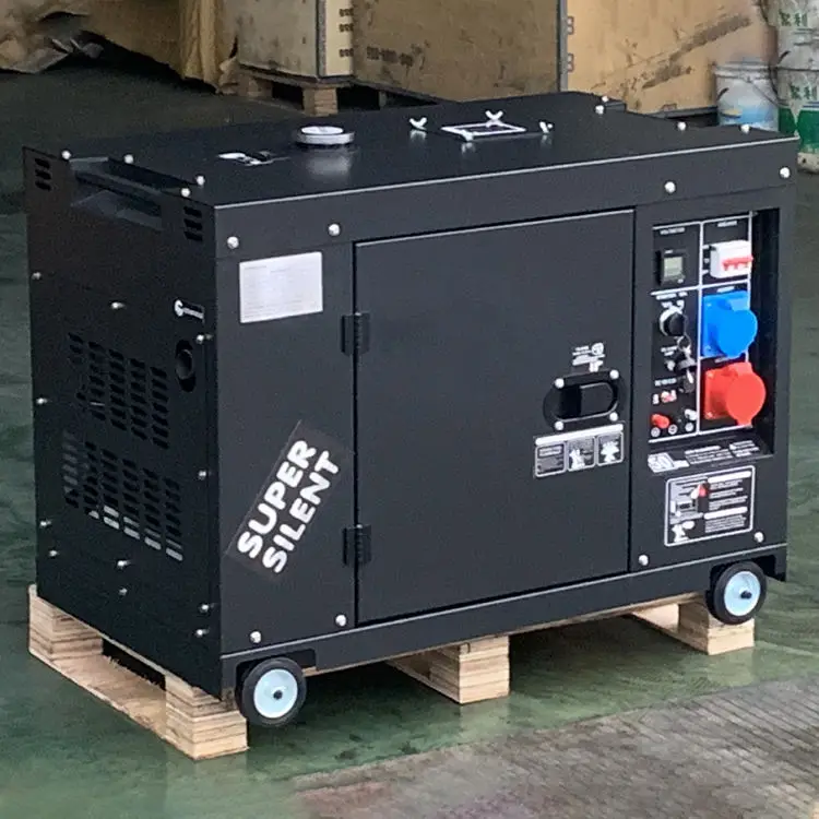 

10kva Silent Type Generator Single-Phase 50/60Hz Low Noise 3kva 5kva 6kva 7kva 8kva 9kva 110V 220V 380V ATS Available