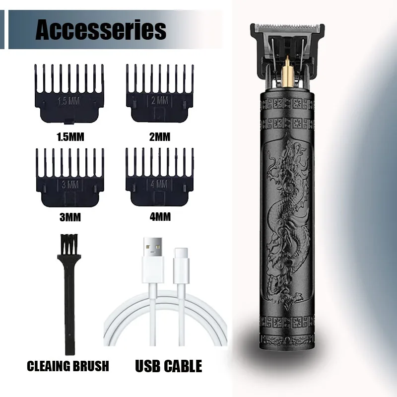Elektrische Haar Schneiden Maschine Vintage T9 Clipper Haar Wiederaufladbare Mann Rasierer Trimmer Für männer Friseur Neue Heiße Verkauf
