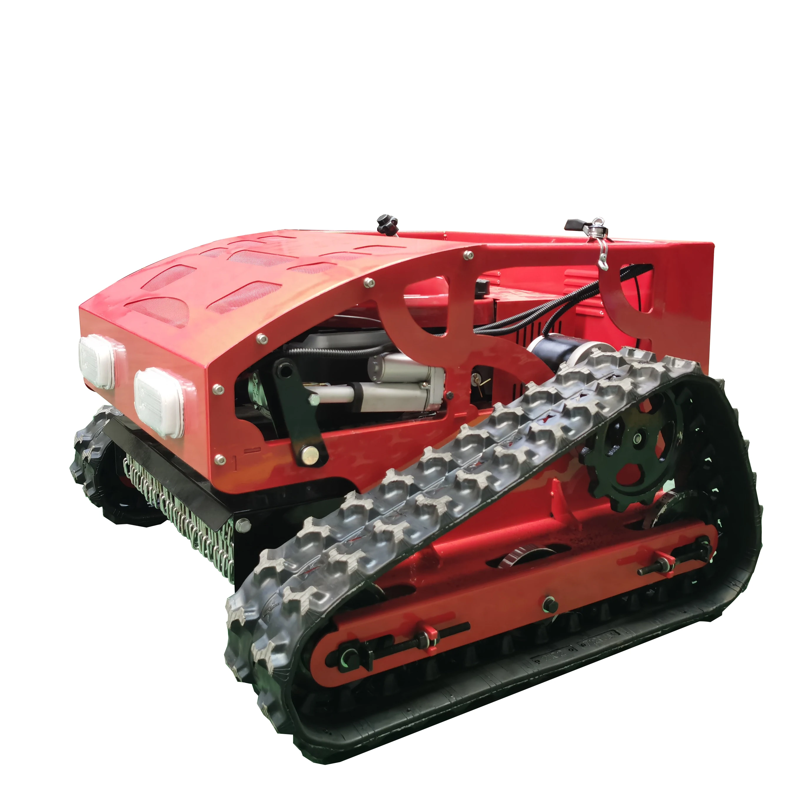 Crawler Lawn Mower Remote Control Cordless Lawn Mower Garden Grass Cutting Machine