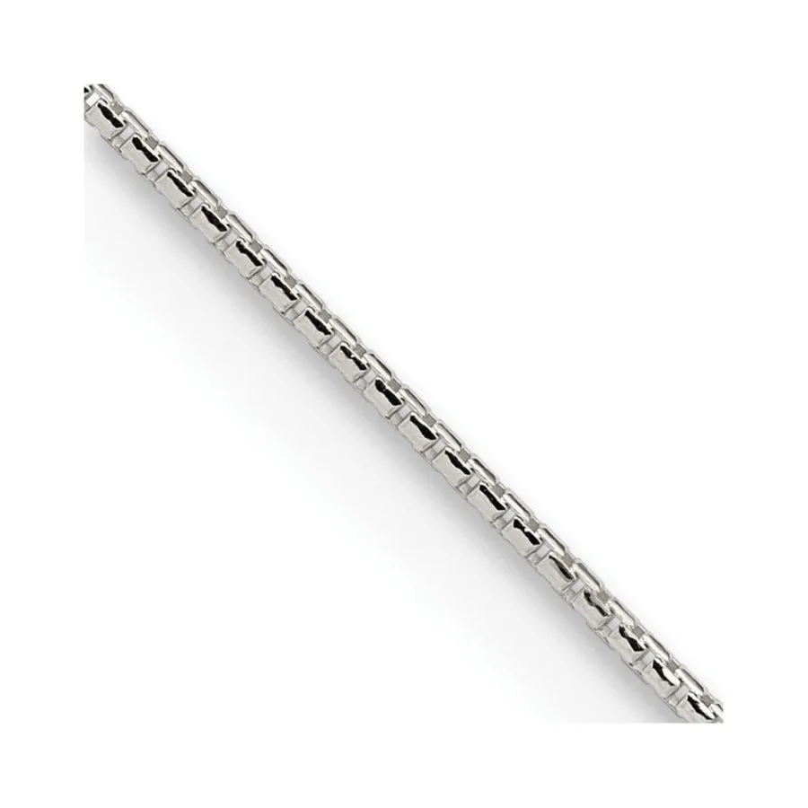 

Sterling Silver 1.1mm Diamondcut Round Box Chain