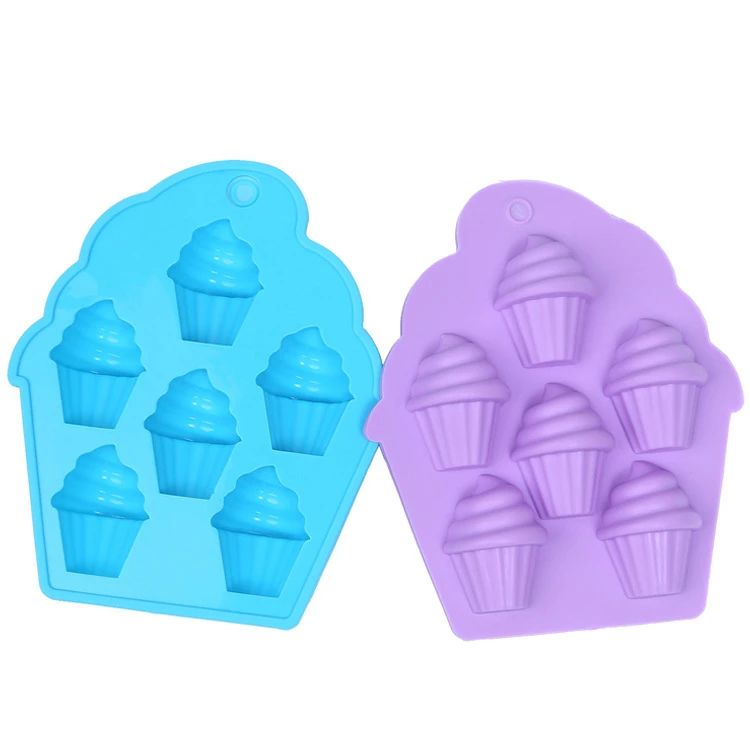 Novas vendas cone de sorvete molde de silicone fondant ferramentas de decoração de bolo molde de sabão de silicone molde de bolo de silicone e094