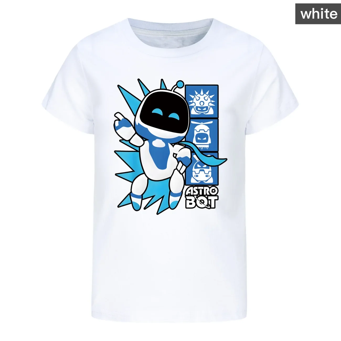 Astro Bot TShirt Kids Summer T-shirts Boys Cartoon Astrobot Ps5 Game Clothes Children Short Sleeve Tops Girls Fashion Clothing