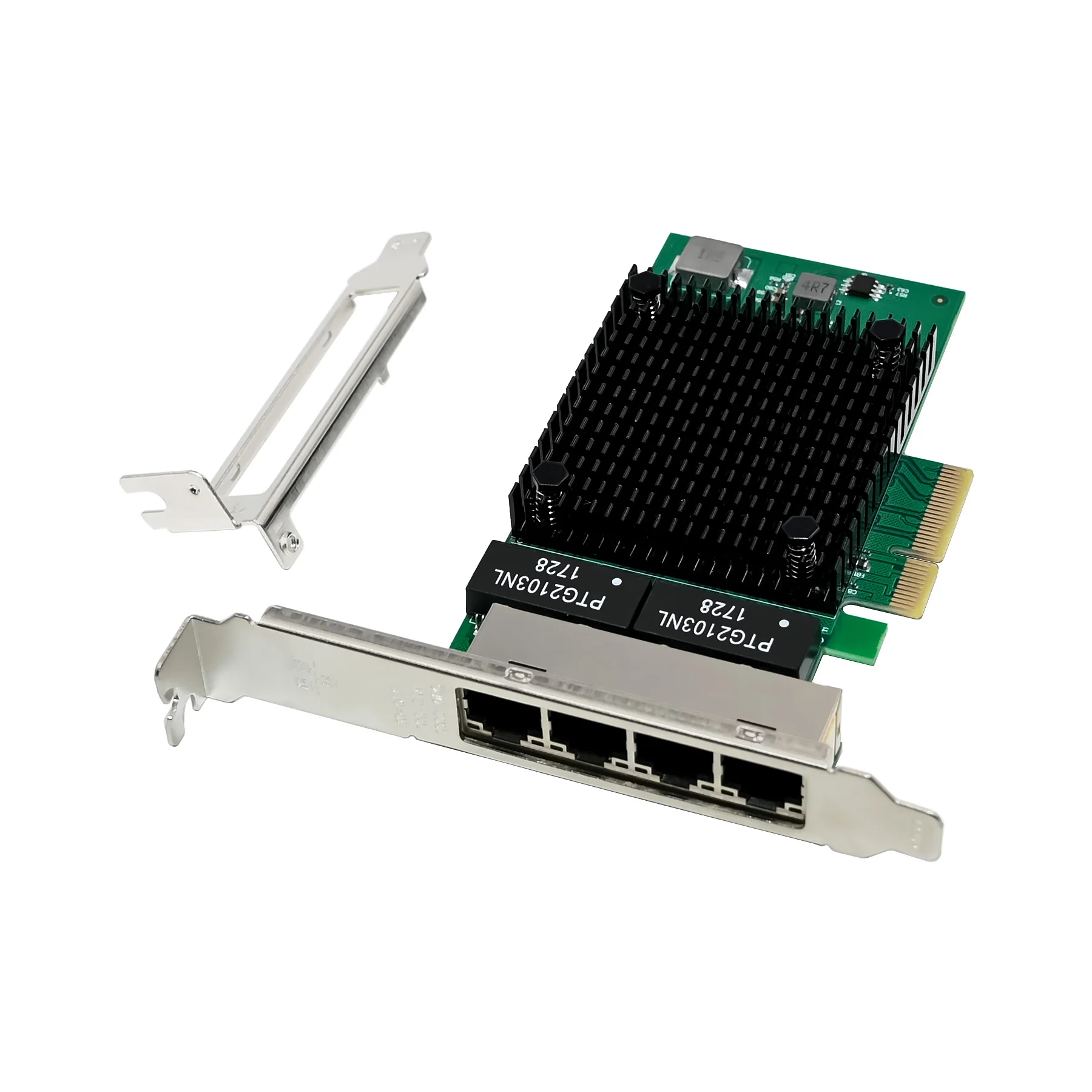 Sunweit ST7424 2.5GbE NIC Realtek RTL8125B Quad-Port PCI-Express Network Card for Server Applications in Stock