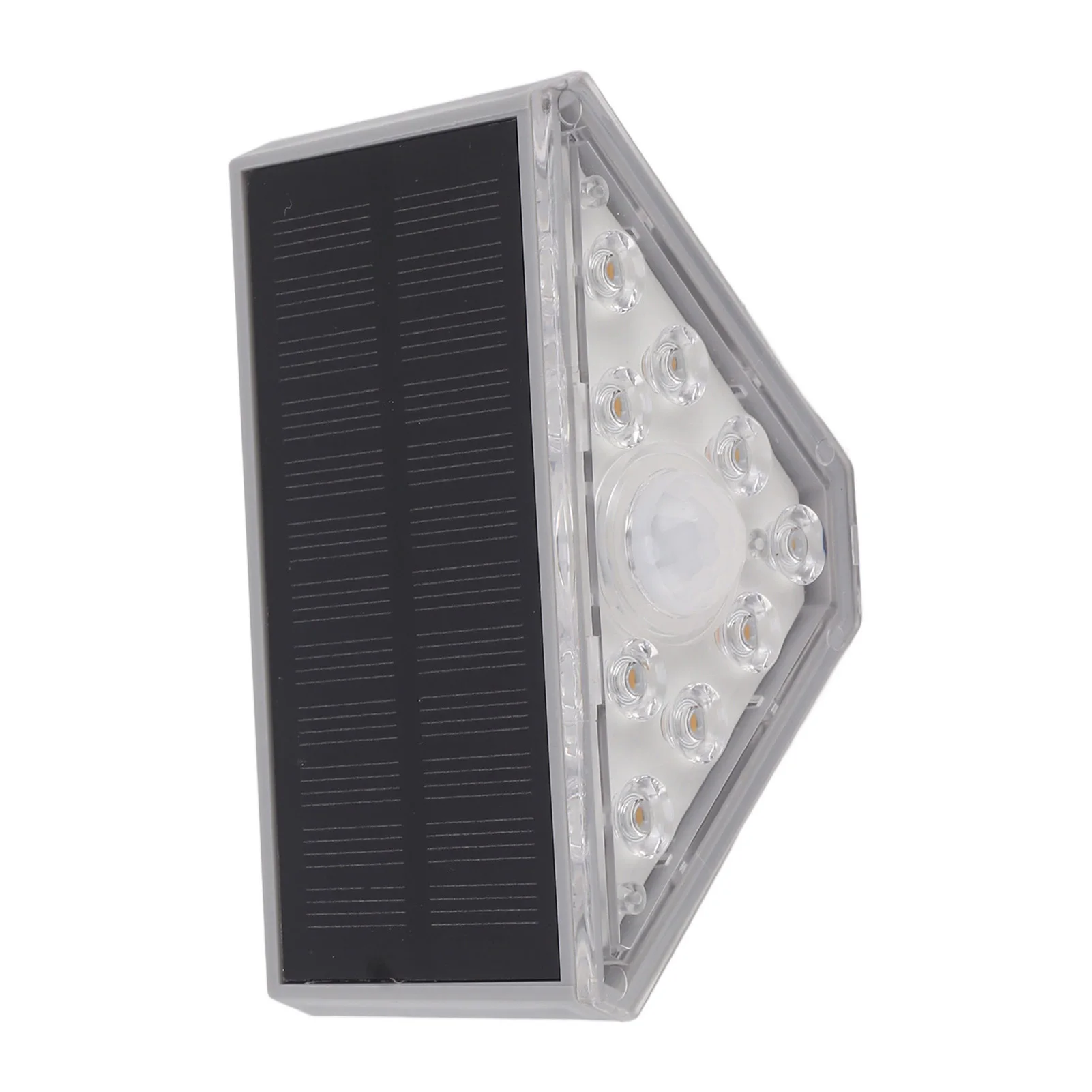 2 jeux de lumières solaires pour escaliers, 9 LED, étanches IP68, inductives, pour marches, cour, Patio, jardin, passerelles, terrasse